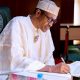 President Buhari sign Electoral Bill