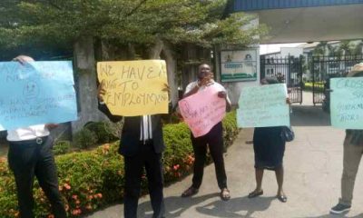 Magistrates protesting in Calabar