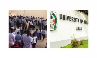 VIDEO: University Of Abuja Students Beat Lecturer After Exams