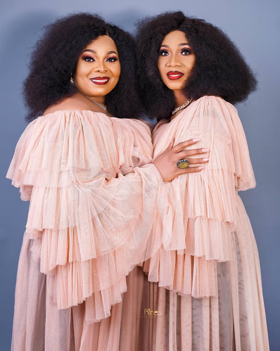 Actress Chinyere Wilfred, Twin Sister Chinaelo Celebrate Birthday