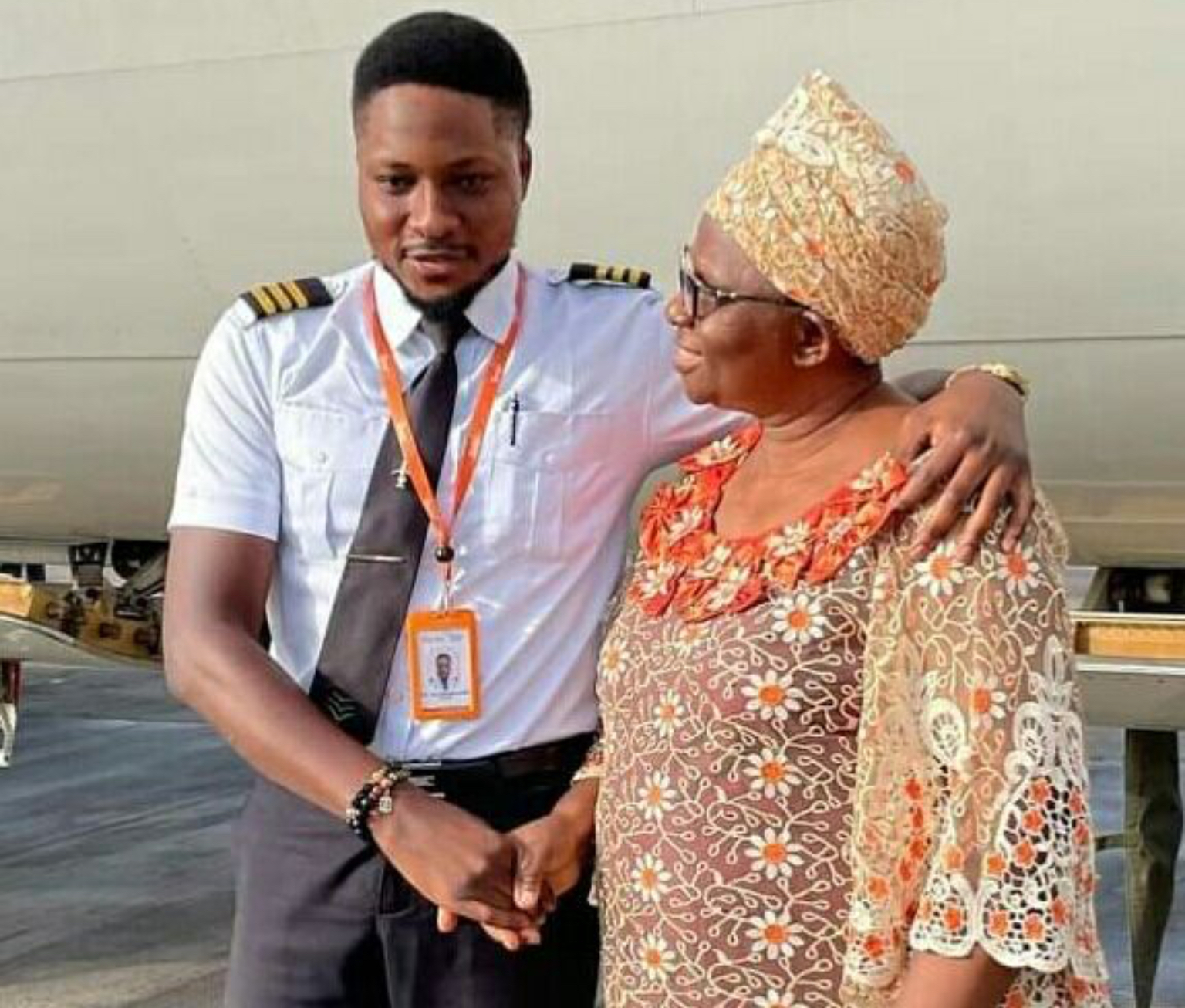 Pilot Super Excited As He Flies His Mum For The First Time