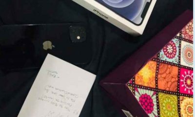 Nigerian Lady Shares The Love Note, IPhone 12 A Man Sent To Her
