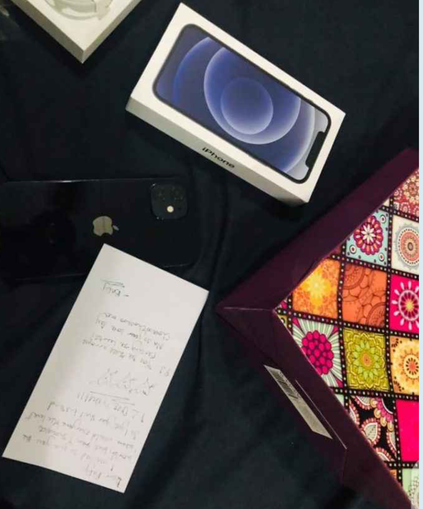 Nigerian Lady Shares The Love Note, IPhone 12 A Man Sent To Her