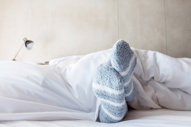 Why We Should All Wear Socks In Bed To Help Us Sleep