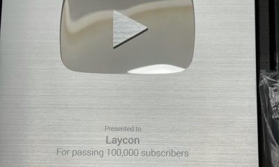 Reactions As Laycon Gets YouTube’s Silver Play Button