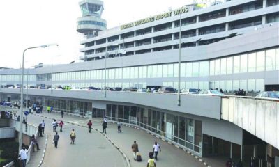 flight diverted as Lagos airport