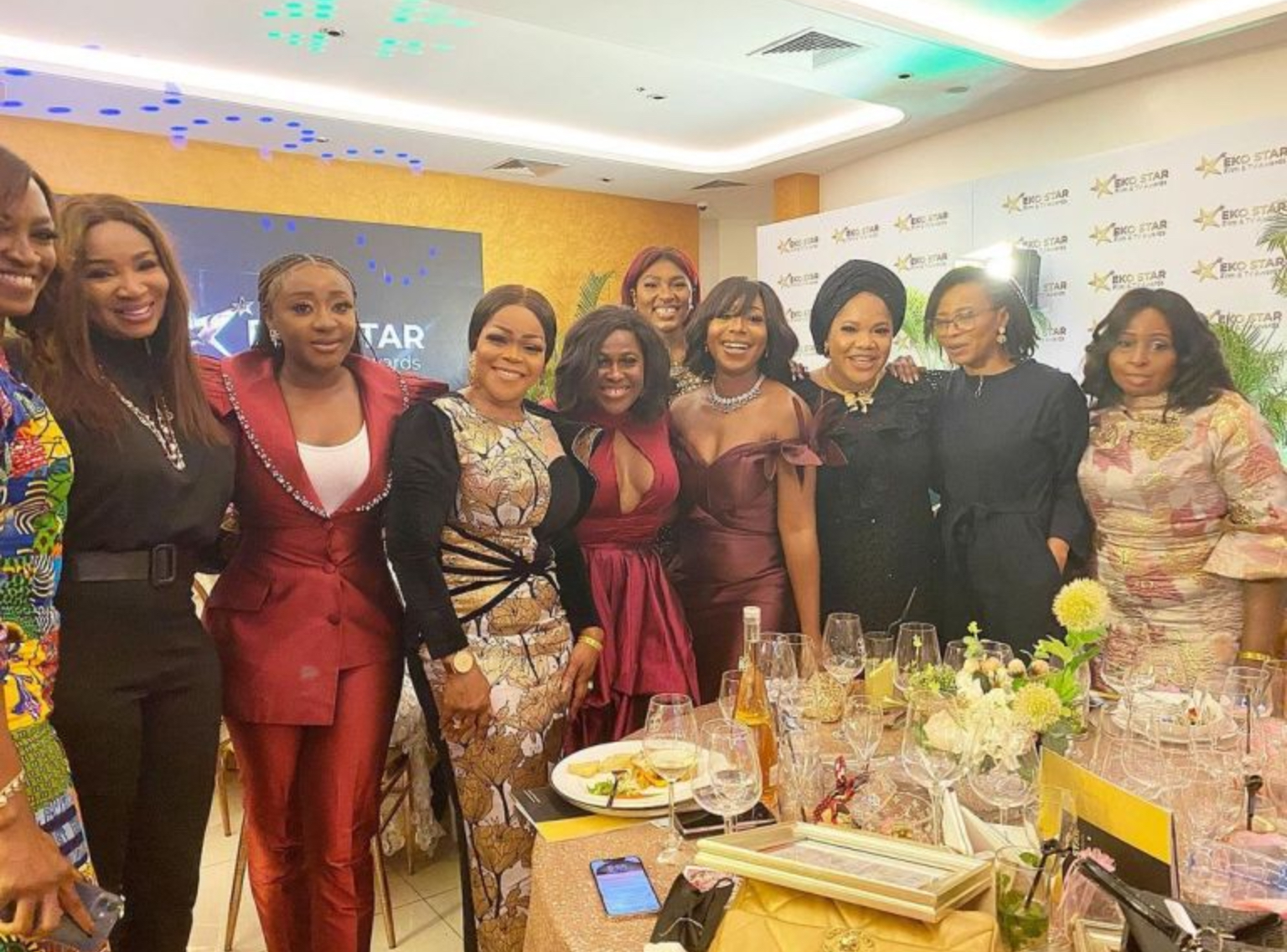 See Group Photo Toyin Abraham Posted That Has Top Celebrities In it