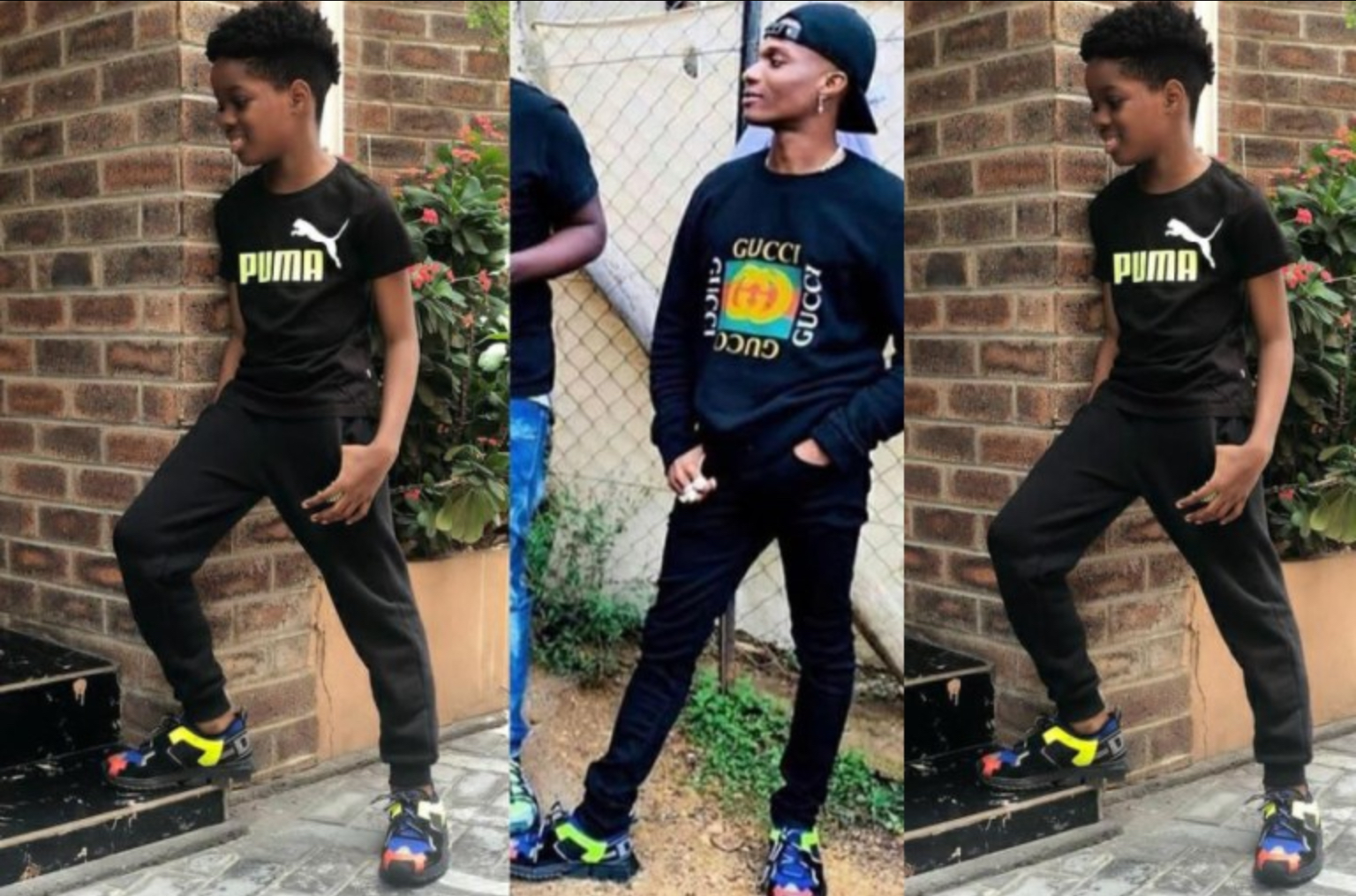 “Tell Dad I Rock His Kicks Better“ – Wizkid’s Son Boluwatife