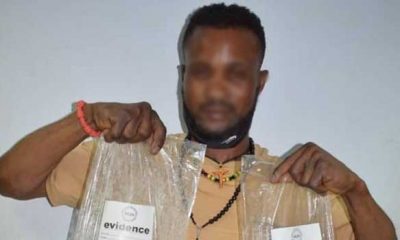 NDLEA Arrests Suspected Trafficker With ₦564m Worth Of Heroin At Abuja Airport