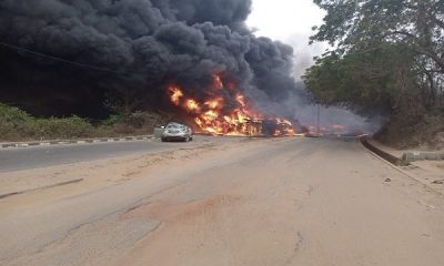 Fourteen passengers, including three children, were burnt to death in multiple accidents at the Kara long bridge in Ogun State stretch of the Lagos-Ibadan expressway.