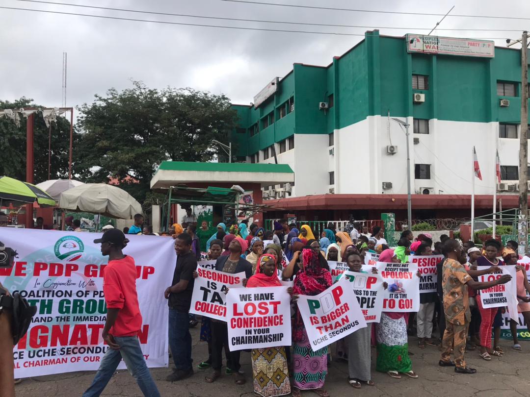 PDP protesters secondus