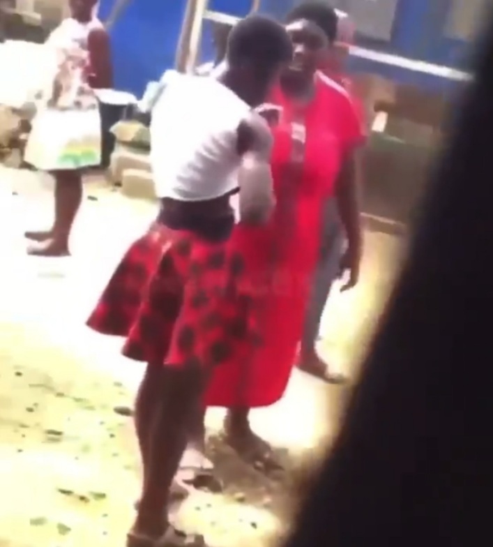 Woman beats up husband's side-chick