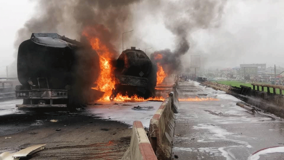 tanker fire Lagos Ibadan