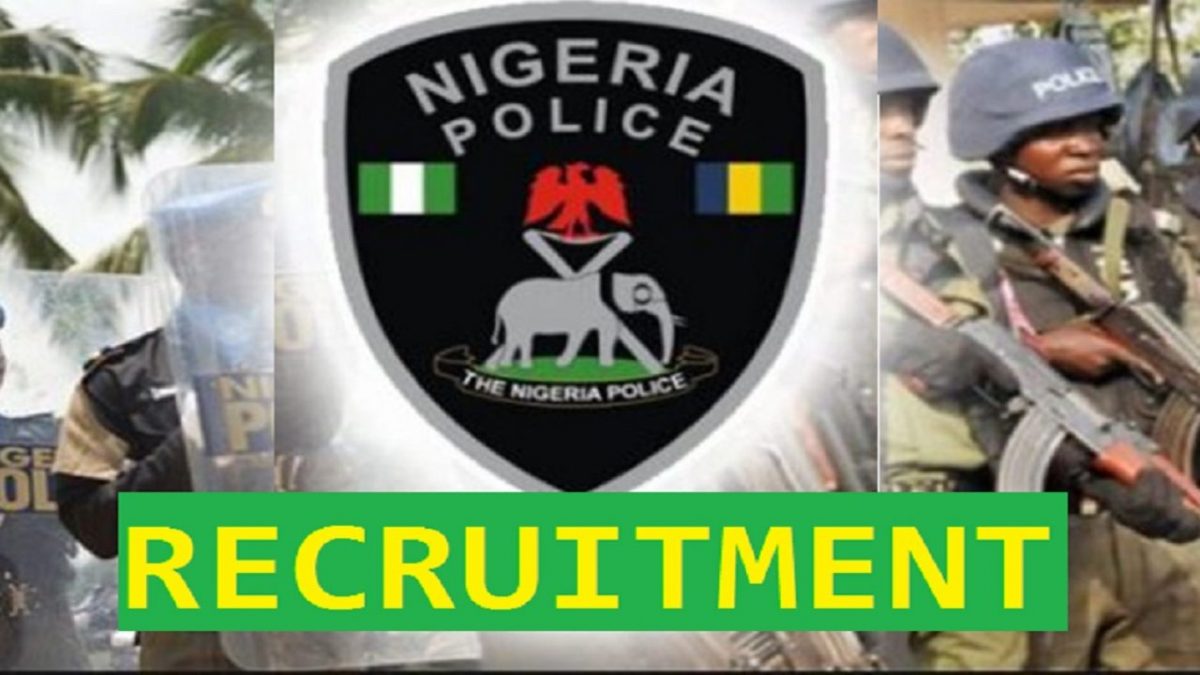 police online portal recruitment exercise