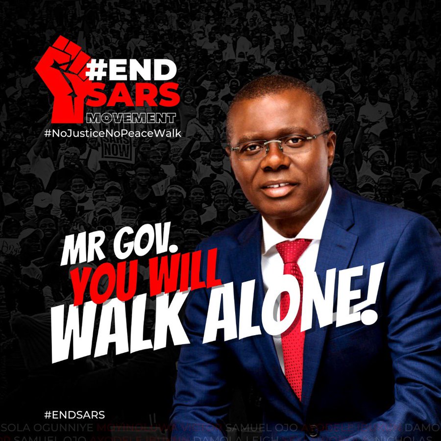 Sanwo-Olu walk alone Rinu