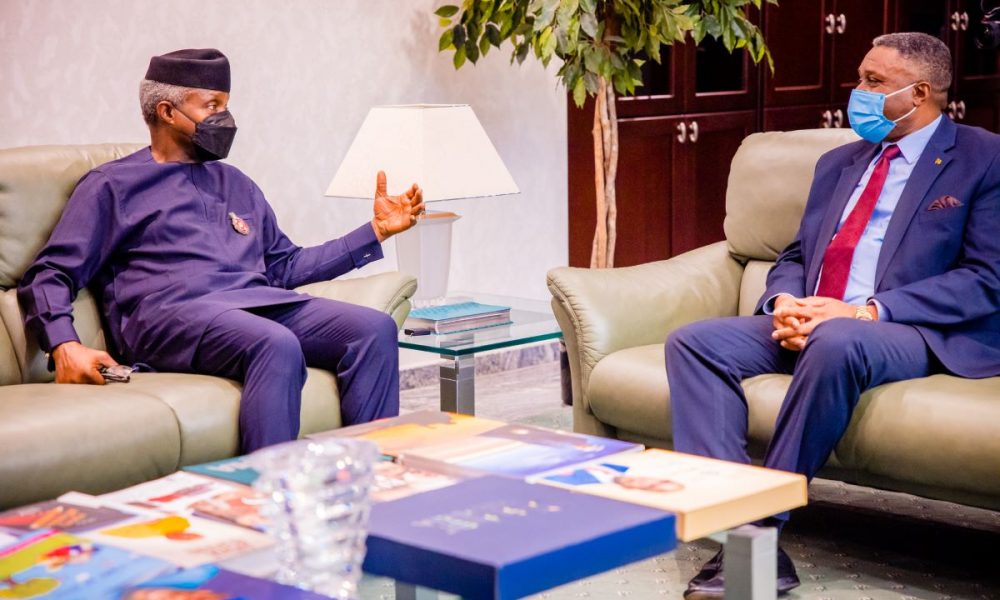 Osinbajo receives Jesus