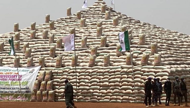 Abuja Rice pyramids