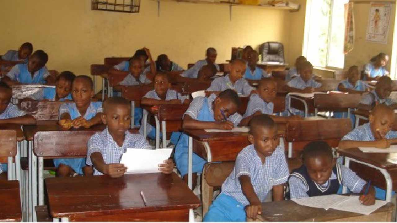 Children return to school