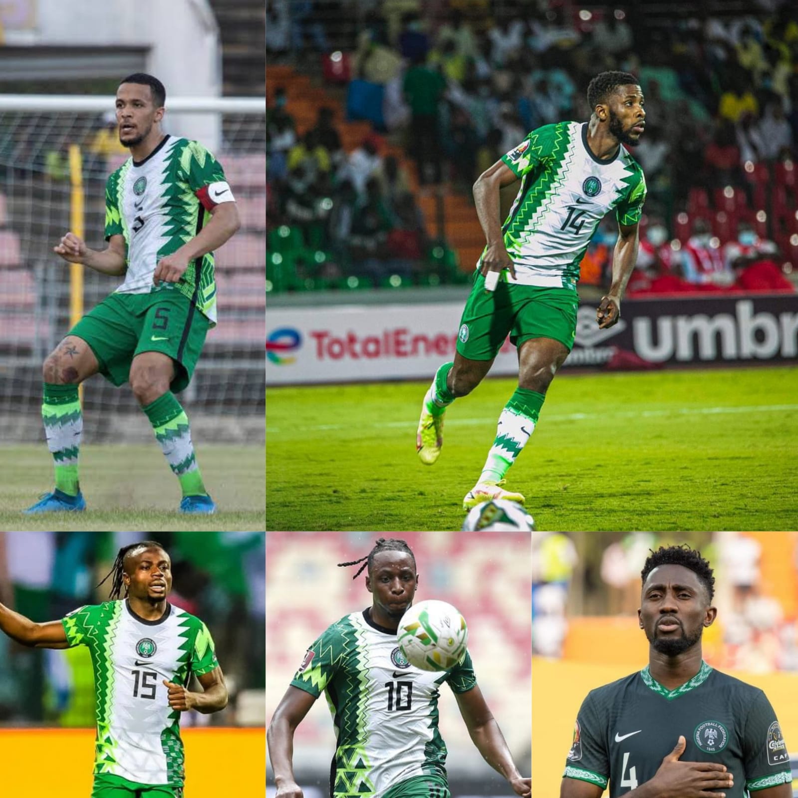 Nigeria players Tunisia