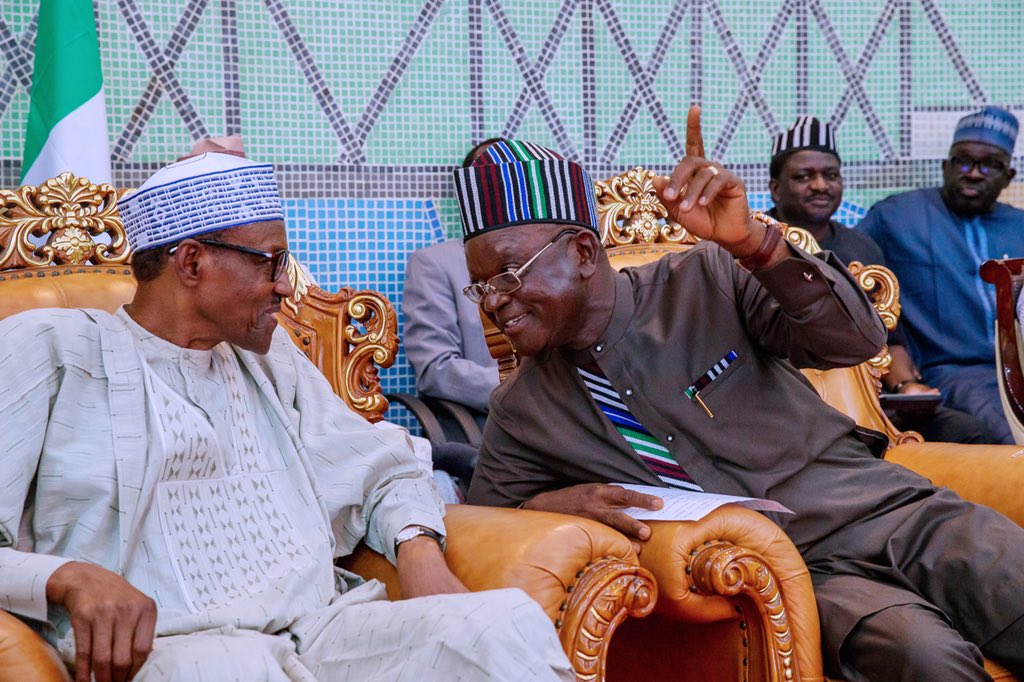 Ortom Responds To Buhari's Mockery, Says PMB Backing Fulani Militia On Killing Spree In Benue