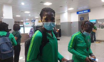 Super falcons Abuja airport