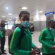 Super falcons Abuja airport