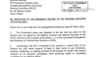 APC INEC NEC meeting