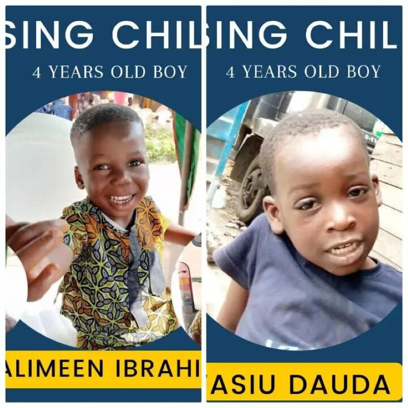 kidnapped boys in Lagos