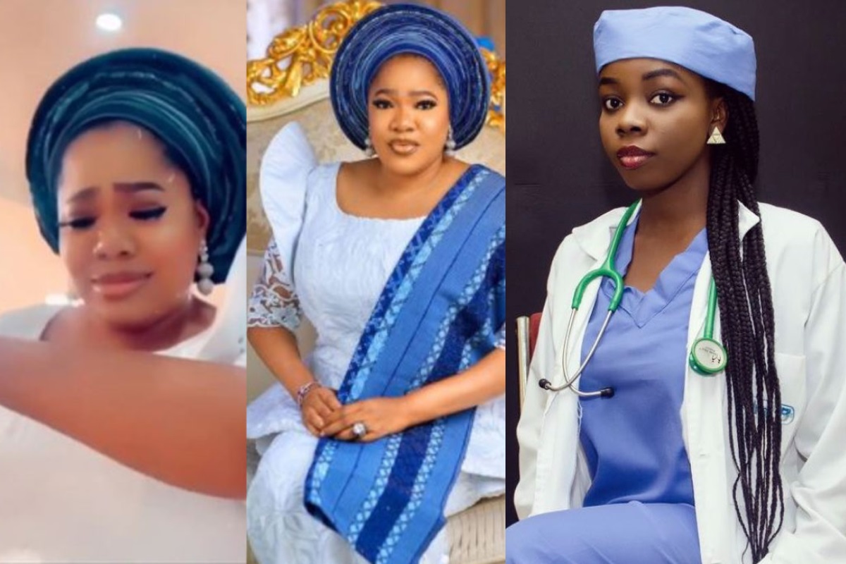 Toyin Abraham Blasts FG Over Kaduna-Abuja Train Attack, Death Of Dr Chinelo