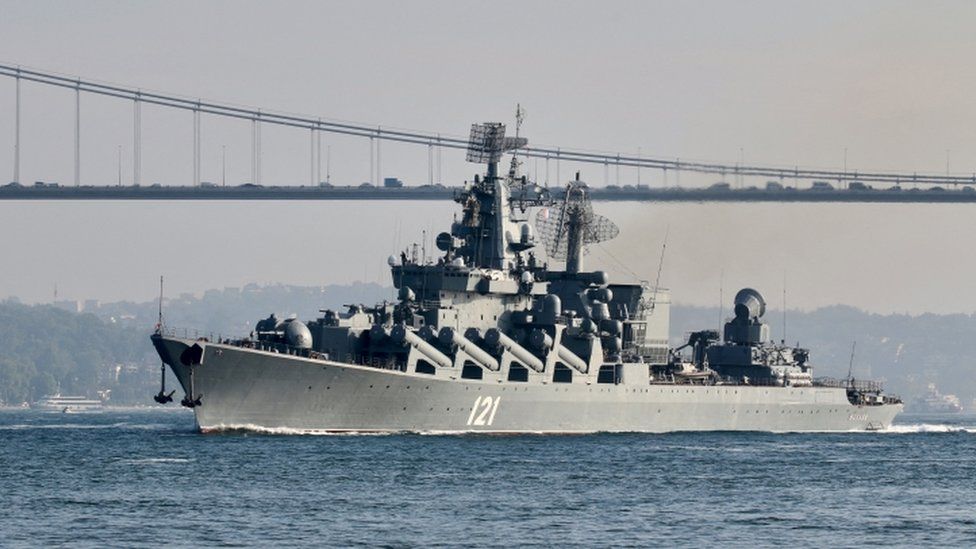 Russian warship sunk