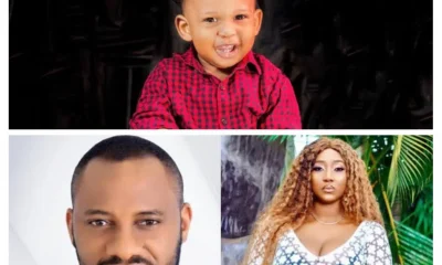 Judy, Son and Yul Edochie