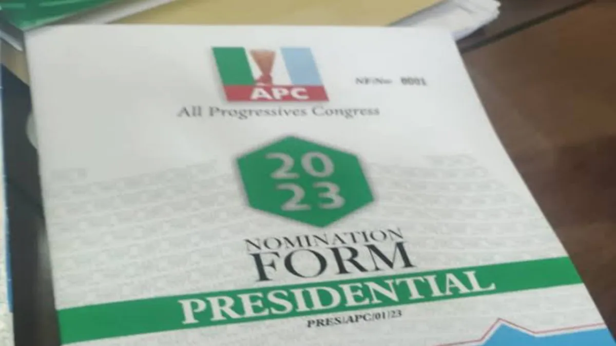 Deborah APC presidential form