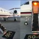 How Mayweather arrived Nigeria with customised private jet