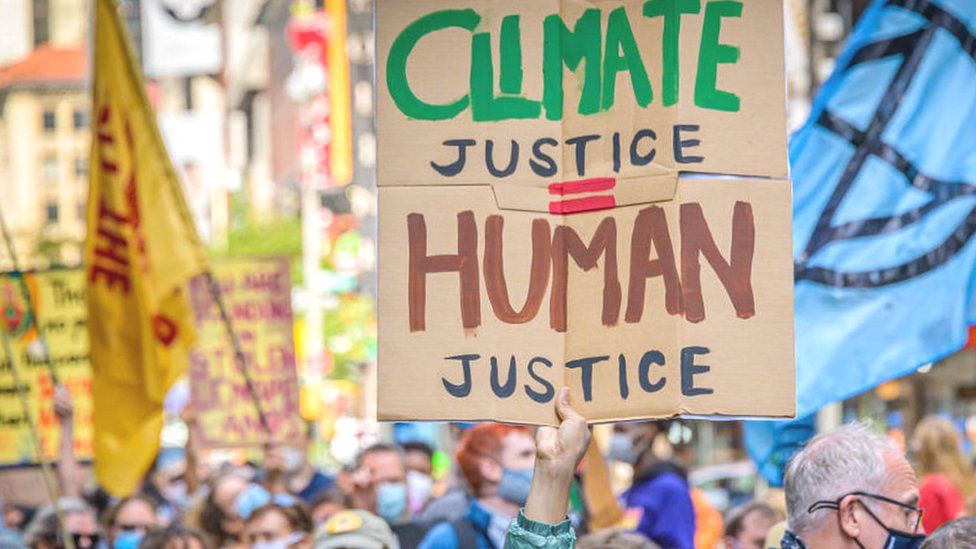 Climate change justice social