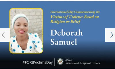 US Honours Deborah Samuel