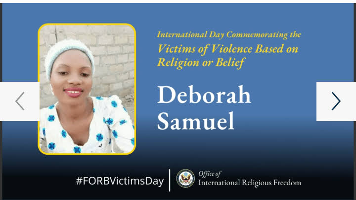 US Honours Deborah Samuel