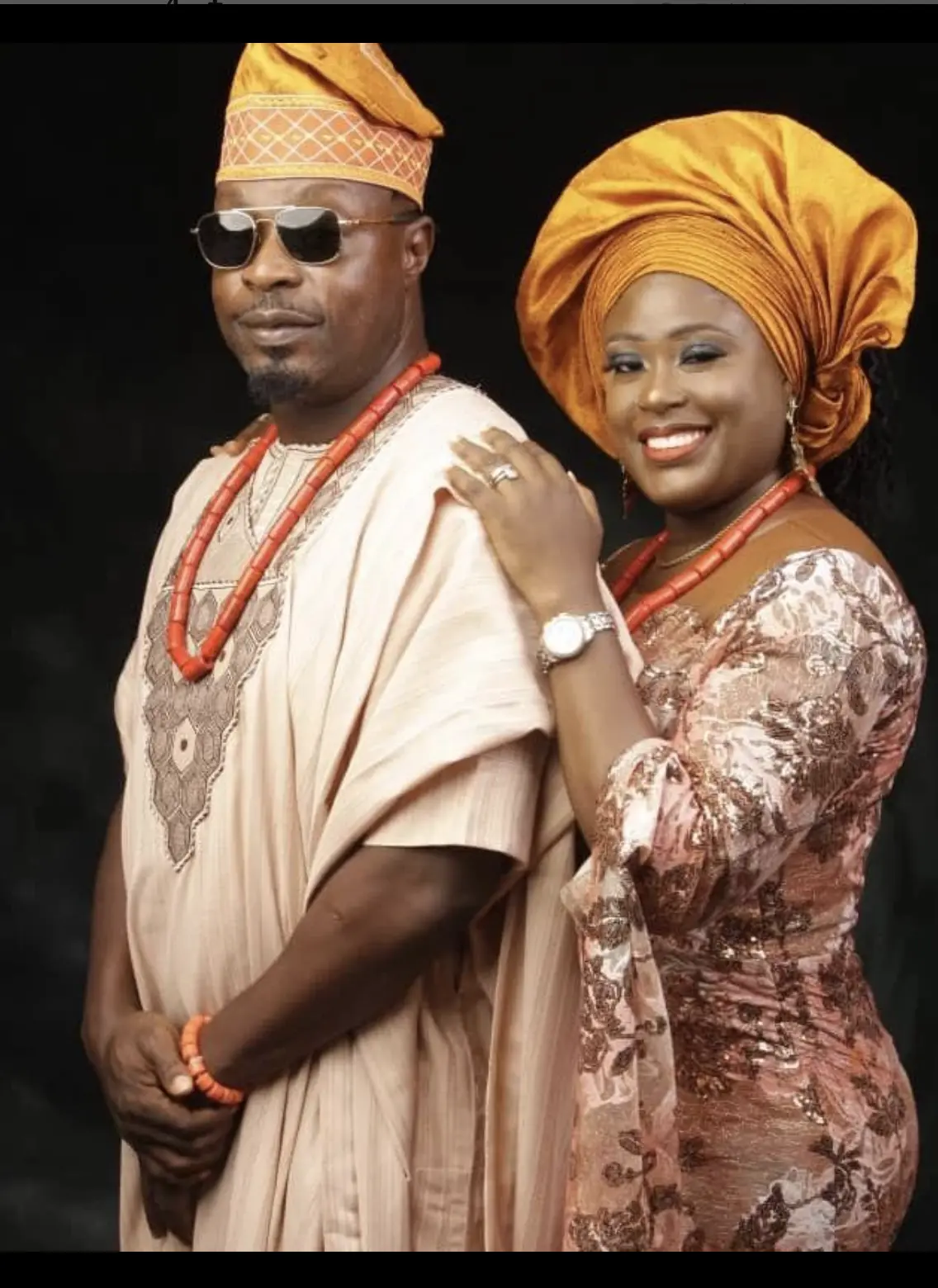 Eedris Abdulkareem and wife