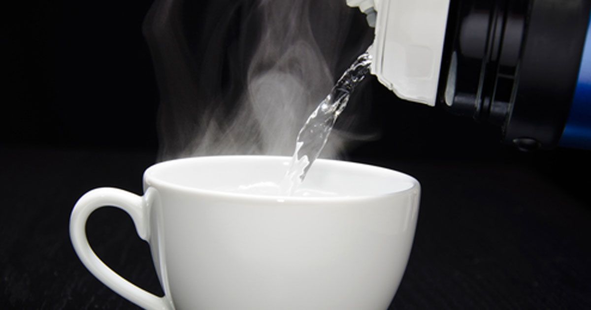 Effect of drinking hot water