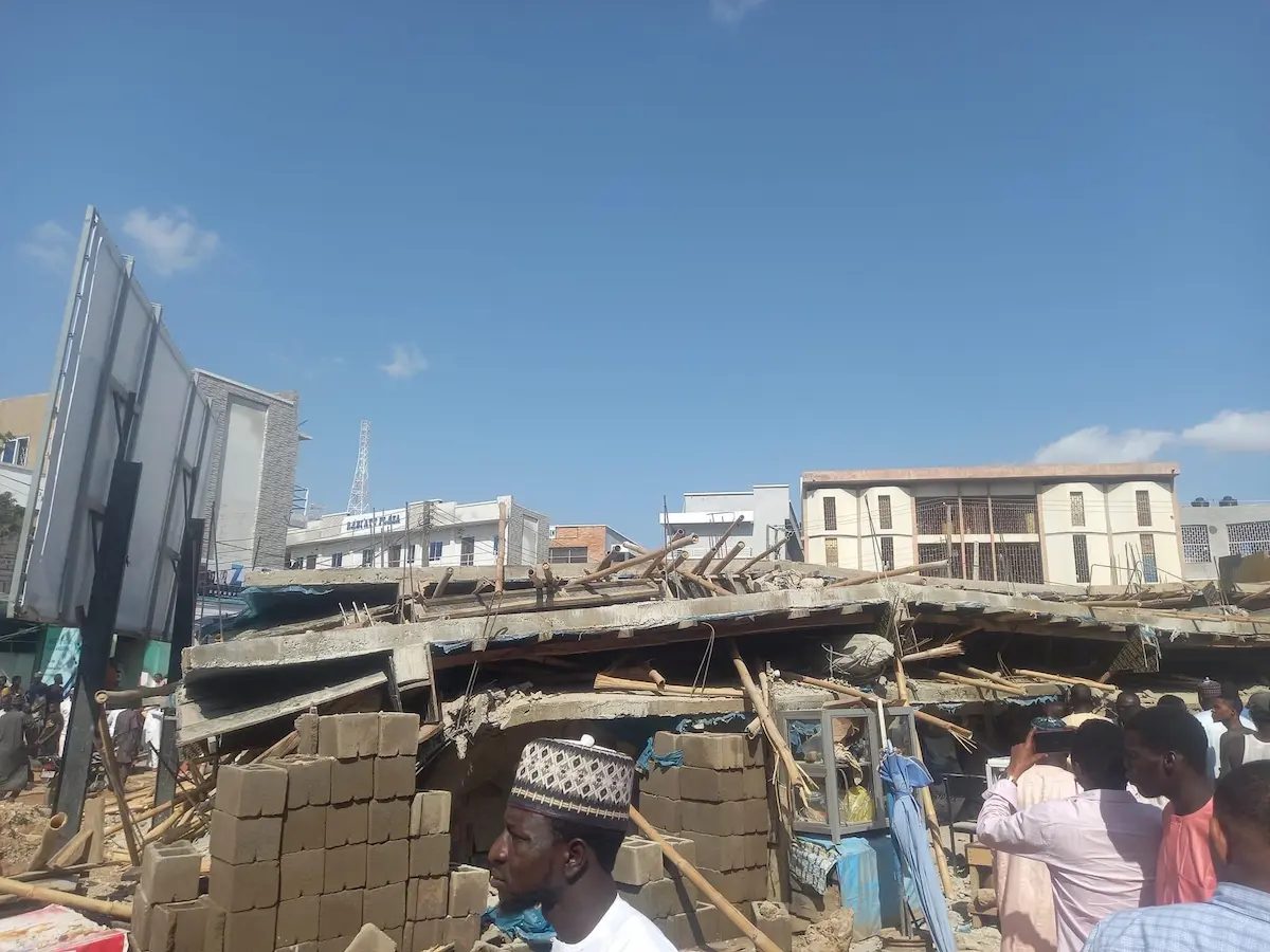 Kano GSM Market Building collapse