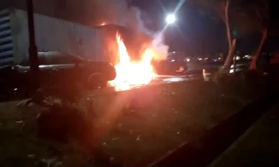 Commercial Bus Fire