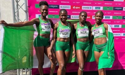 Nigeria stripped relay gold