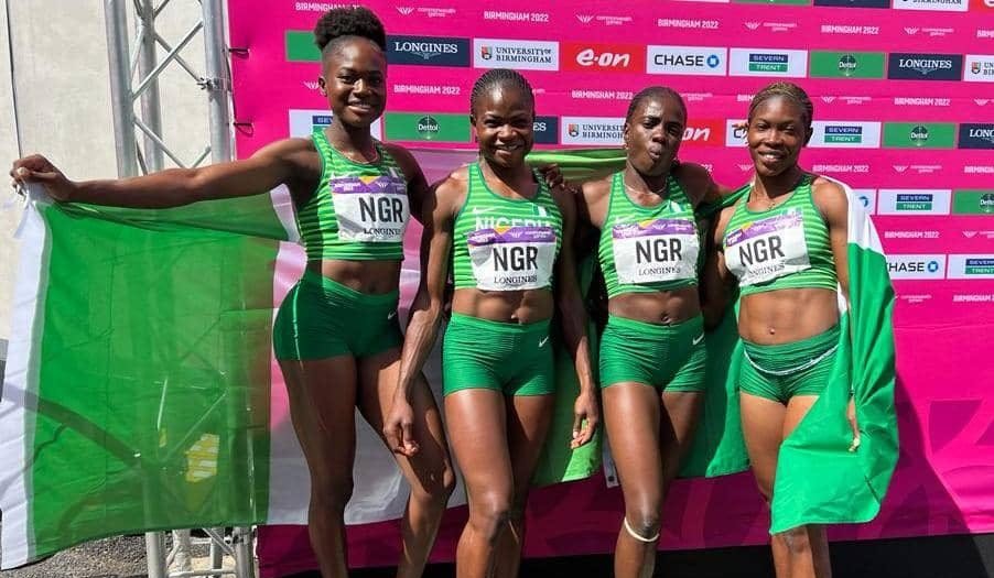 Nigeria stripped relay gold