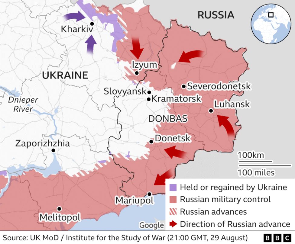 Ukraine forces Russia retreat