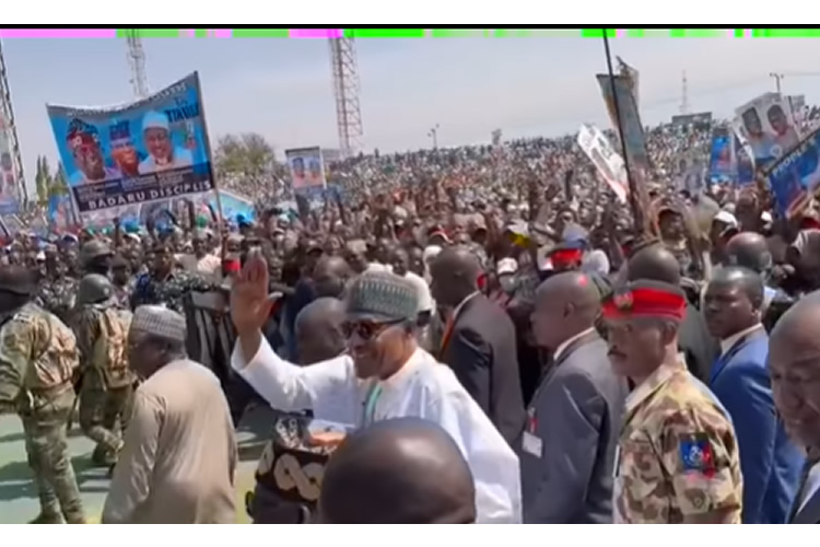 Buhari Bauchi rally