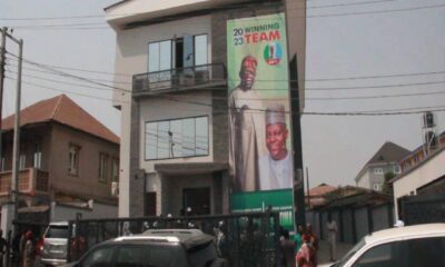 Tinubu campaign building