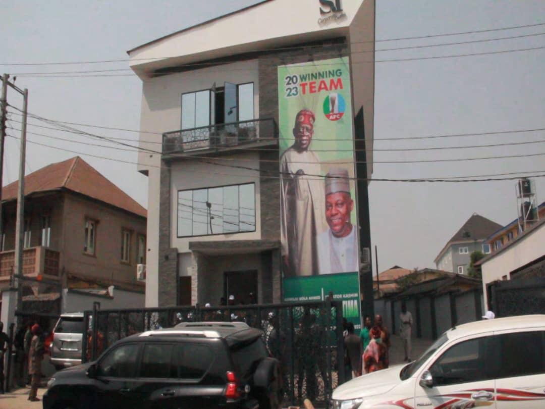 Tinubu campaign building