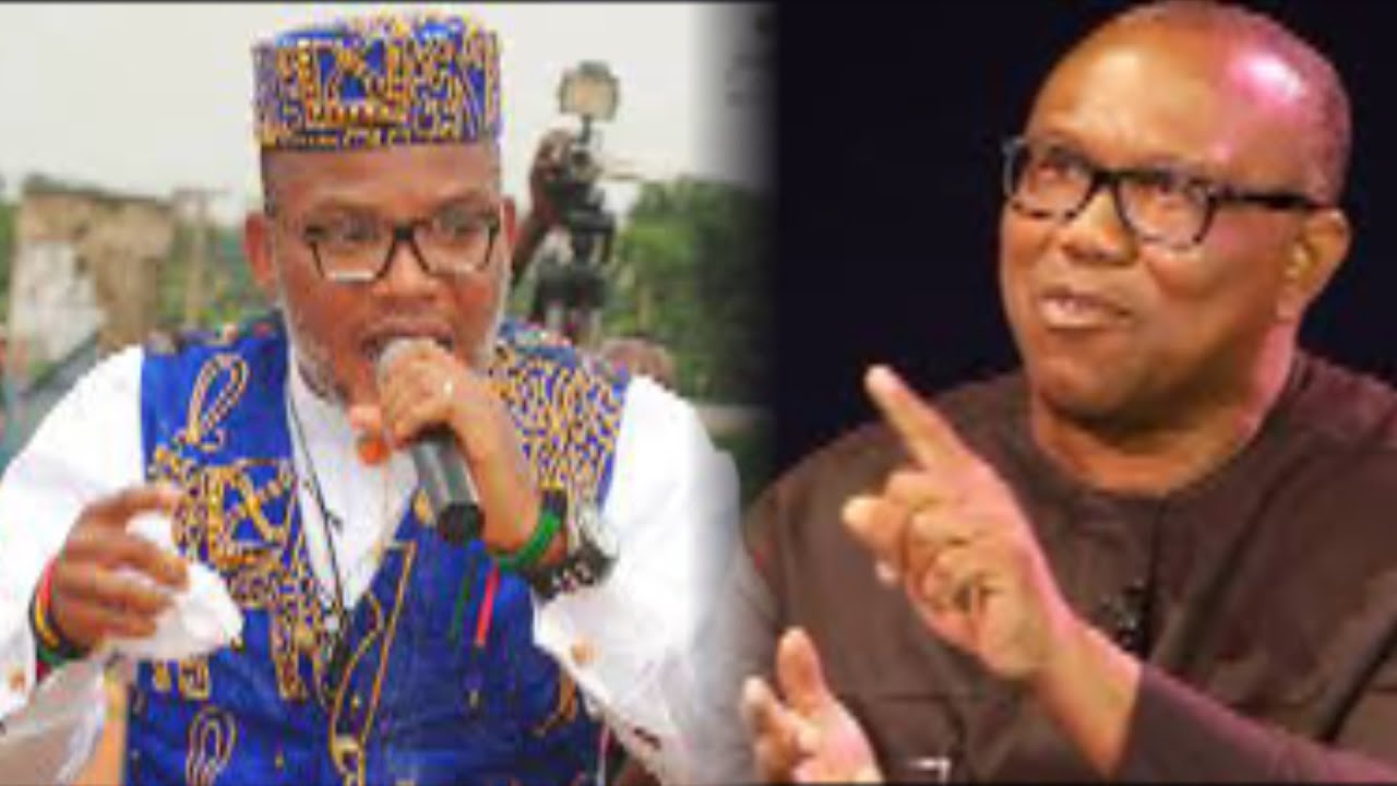 Nnamdi Kanu and Peter Obi