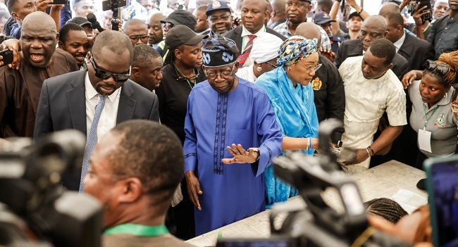 Tinubu votes