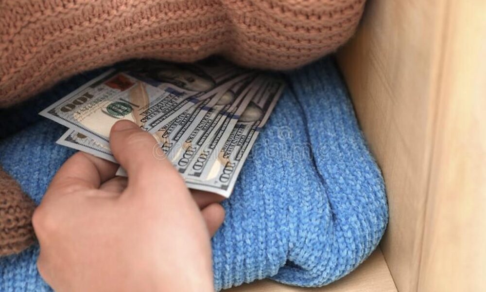 Hiding money from spouse