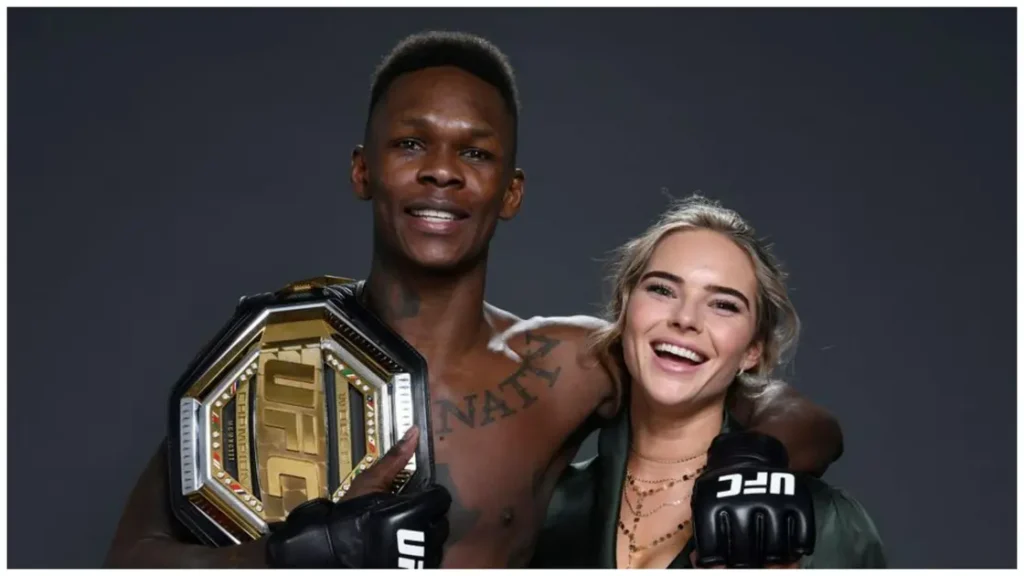 Israel Adesanya assets ex-girlfriend